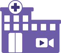 Virtual Care - Video to region icon