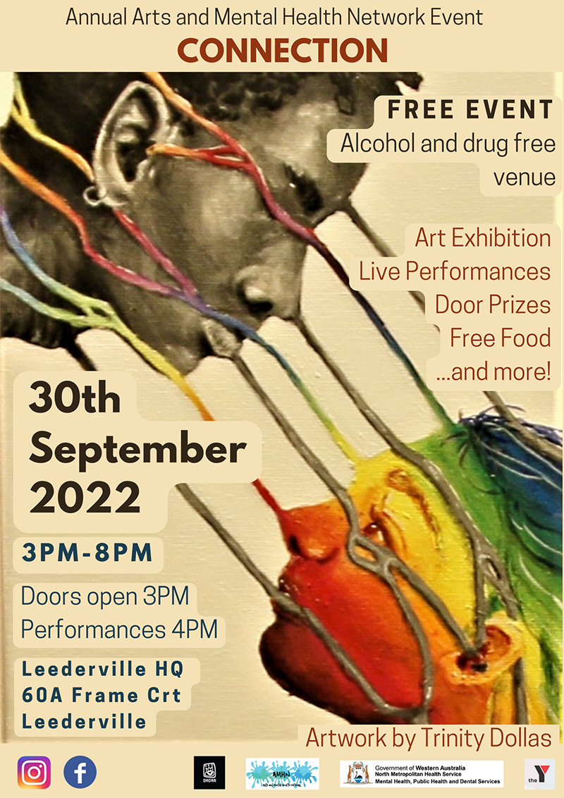 Annual Arts and Mental Health Event  flyer