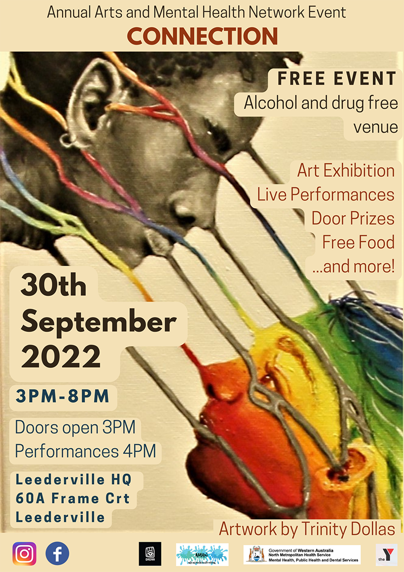 Annual Arts and Mental Health Event flyer