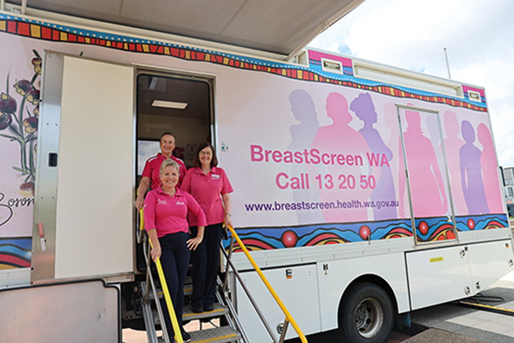 BreastScreen van