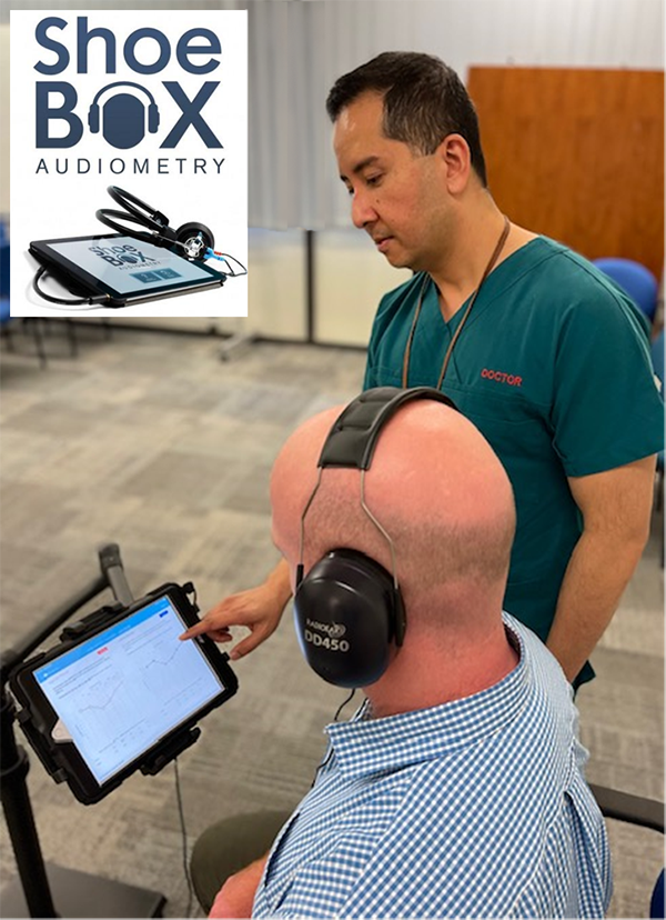 ‘SHOEBOX’ Tablet Audiometer