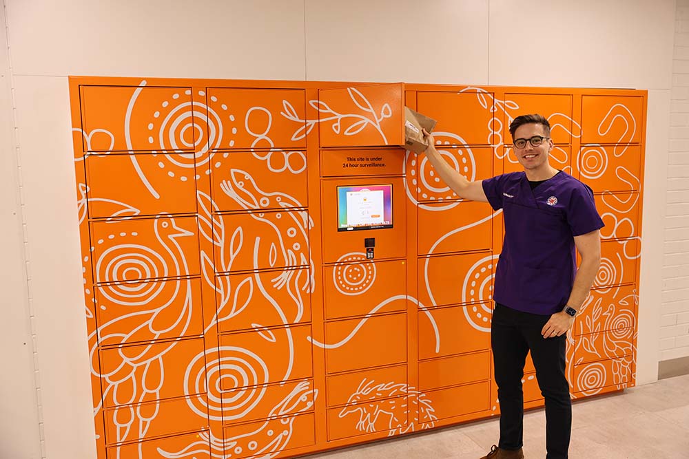Smart Locker service at SCGH