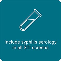 Include syphilis serology in all STI screens